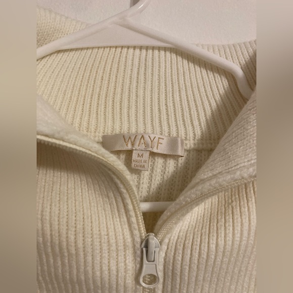 WAYF SWEATER BEIGE - Picture 2 of 3